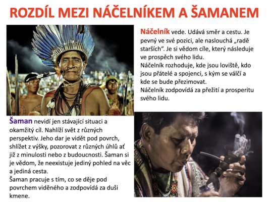 Proč firmy potřebují kromě náčelníků i šamany